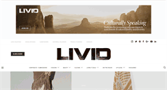 Desktop Screenshot of lividmagazine.com